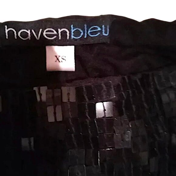 HAVEN BLUE Sequins Strapless Top Festive/Parties/Dancing! Xmas & New Years - Picture 5 of 6